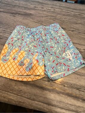 Baseball Lifestyle 101 Men's Ice Cream Cotton Candy Mesh Shorts size small